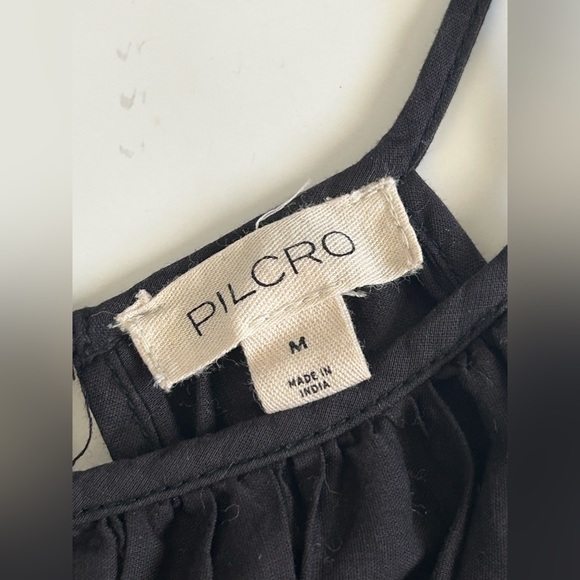 Antropologie Pilcro Black Flowy Top Sz. M - Picture 5 of 8